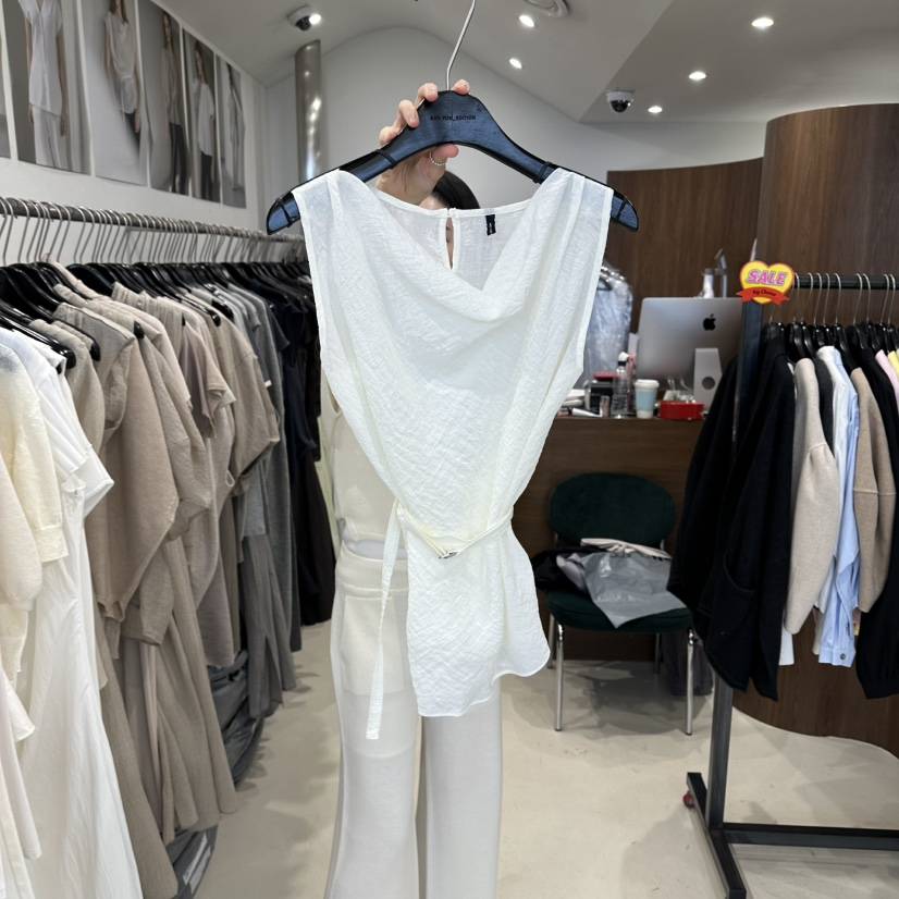 LE EDITION/LEBOENE韓國代購女士新款人氣吊帶背心含腰繩LE EDITION/LEBOENE吊帶/背心