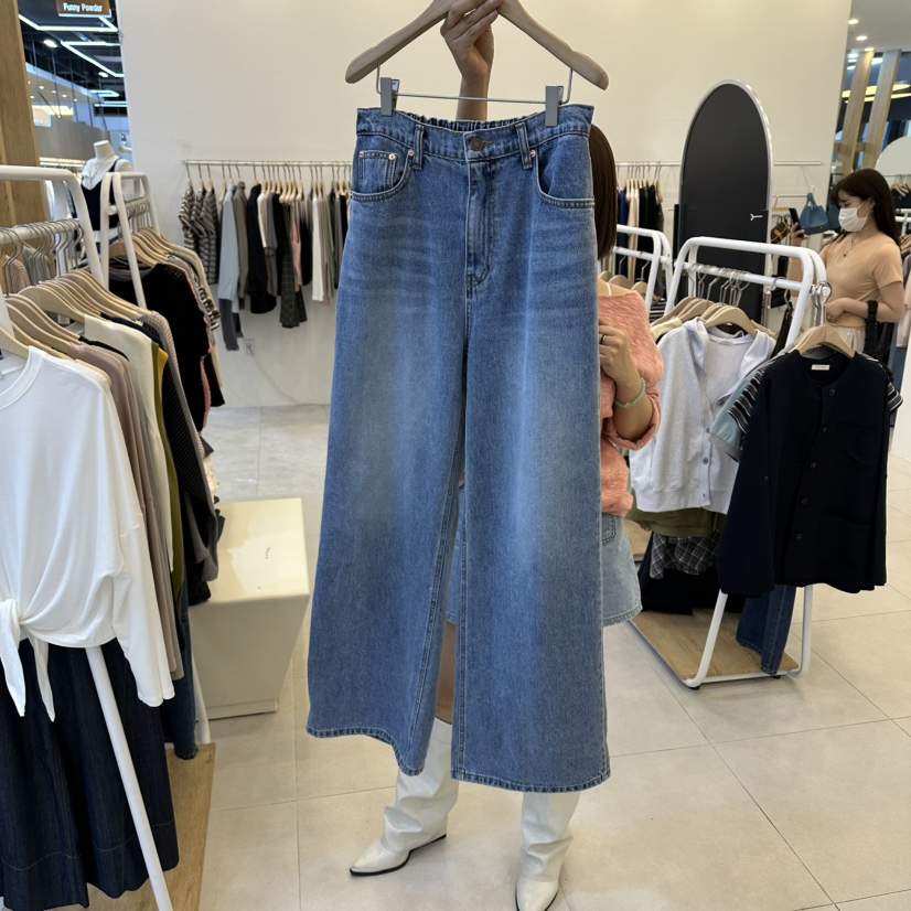 FUNNY POWDER韓國直郵女士新品推薦時尚26春夏人氣牛仔褲THE FUNNY牛仔褲