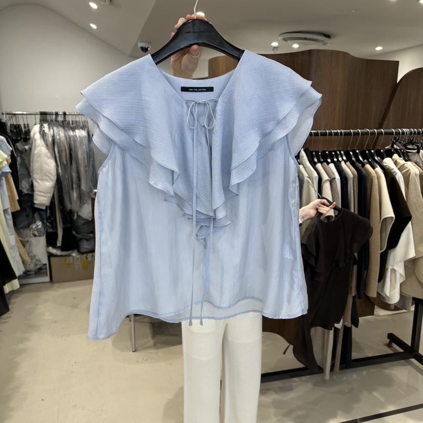 LE EDITION/LEBOENE東大門直郵女士新款時尚吊帶背心荷葉邊LE EDITION/LEBOENE吊帶/背心