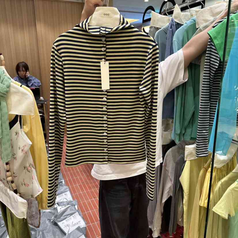 E/E/E韓國直郵女士新款熱賣時尚真品休閑人氣針織衫高領E/E/E針織衫