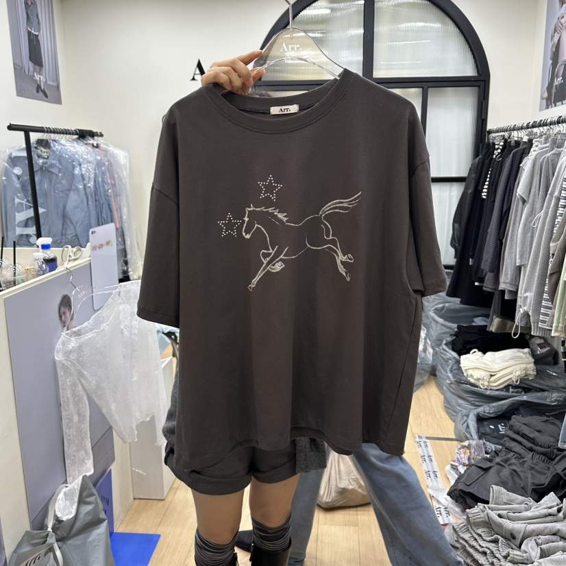 ARR東大門實拍女裝新品熱賣真品職業休閑推薦人氣26春夏T恤ARRT恤
