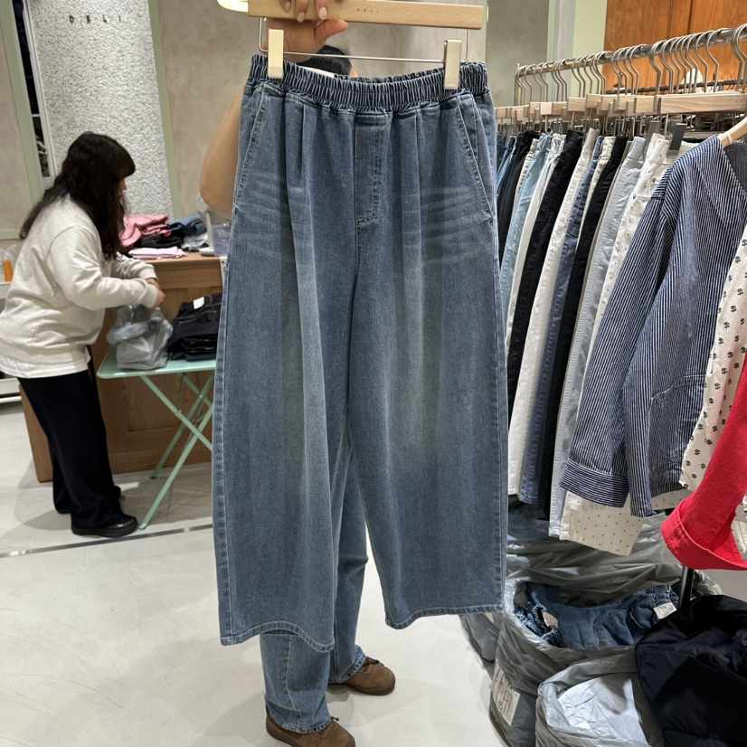 DELI JENNY東大門實拍女士新款真品人氣26春夏休閑牛仔褲DELI JENNY牛仔褲