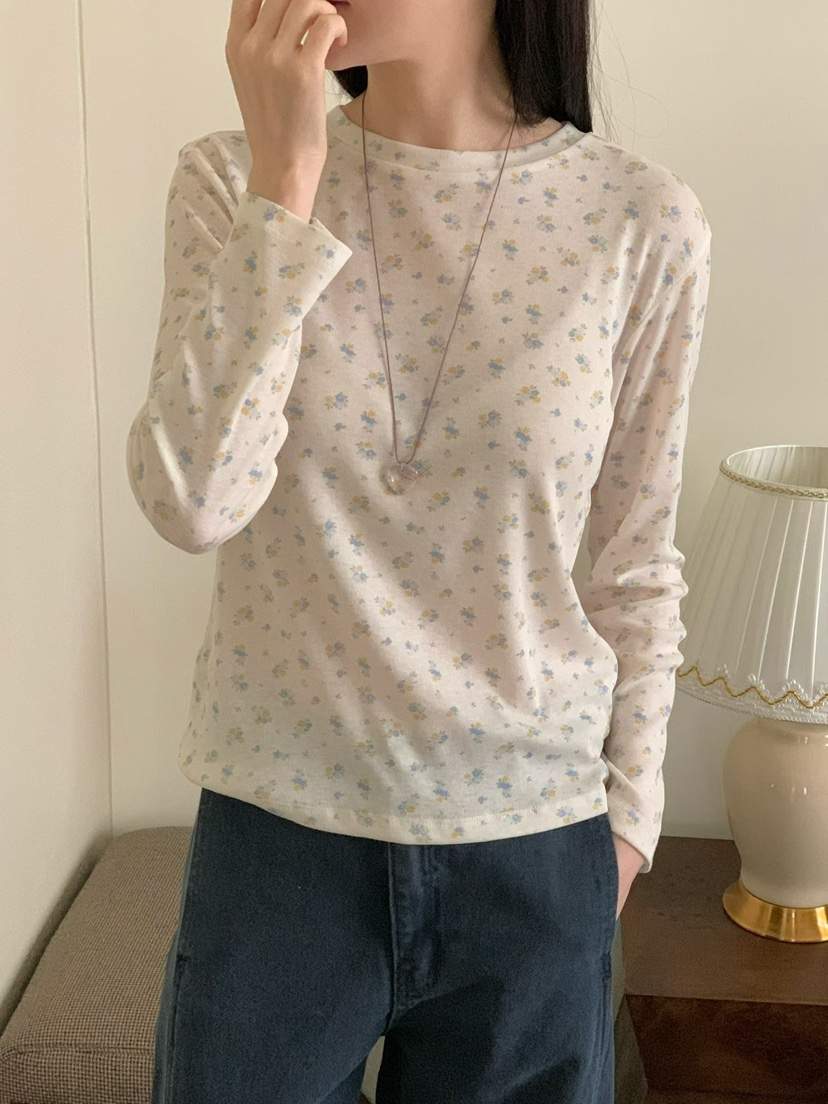 BINUS韓國東大門直郵女裝新品時尚人氣推薦休閑熱賣長袖T恤BINUS長袖T恤