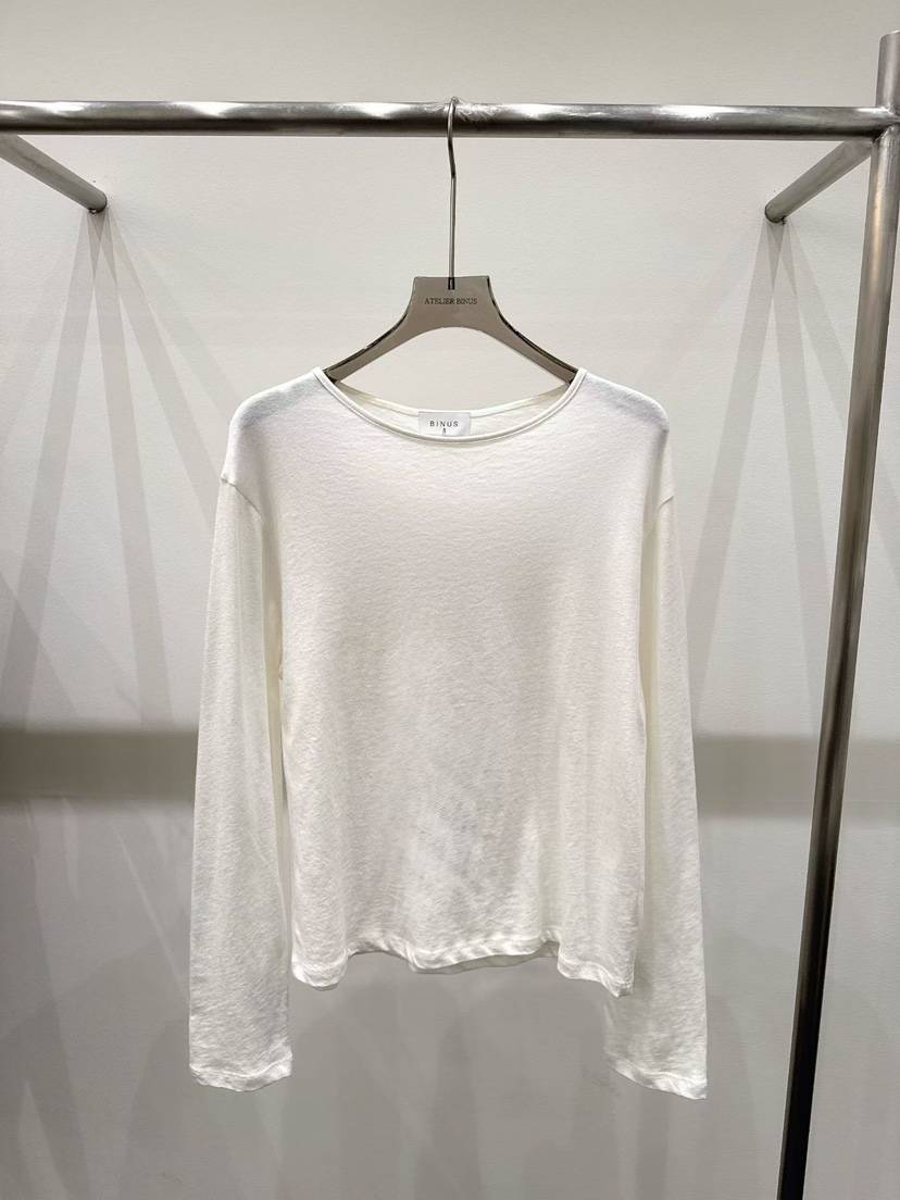 BINUS韓國代購女士新品推薦熱賣職業人氣時尚26春夏長袖T恤BINUS長袖T恤