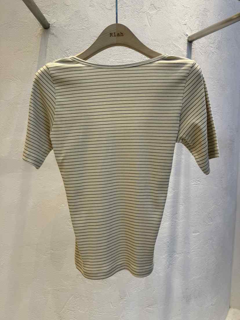 RIAH韓國代購女裝新款熱賣職業推薦休閑時尚真品26春夏T恤船領RIAHT恤