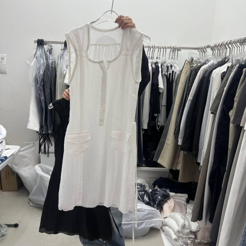 PADO韓國代購女裝新品熱賣職業人氣時尚推薦26春夏連衣裙口袋PADO連衣裙