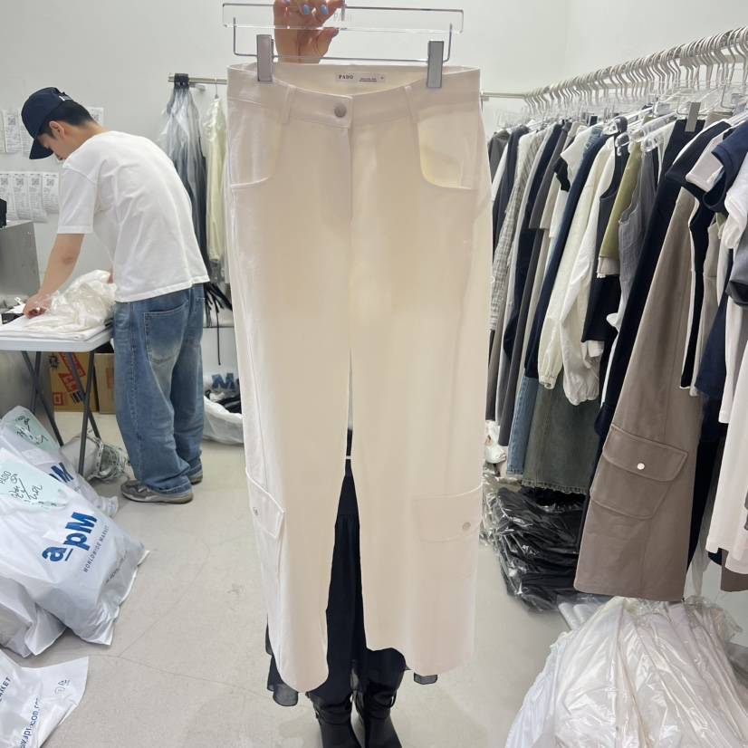 PADO韓國直郵女裝新品職業休閑推薦真品人氣休閑褲口袋棉質PADO休閑褲
