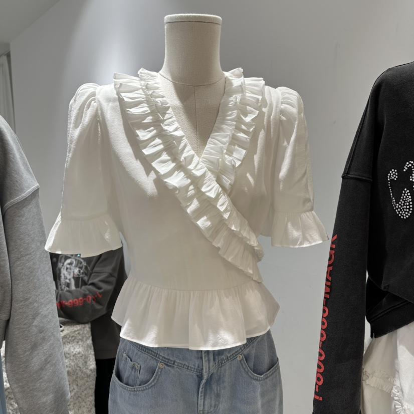 NEROLI 36東大門直郵女裝新款人氣時尚真品休閑襯衫蕾絲衫NEROLI 36襯衫/蕾絲衫