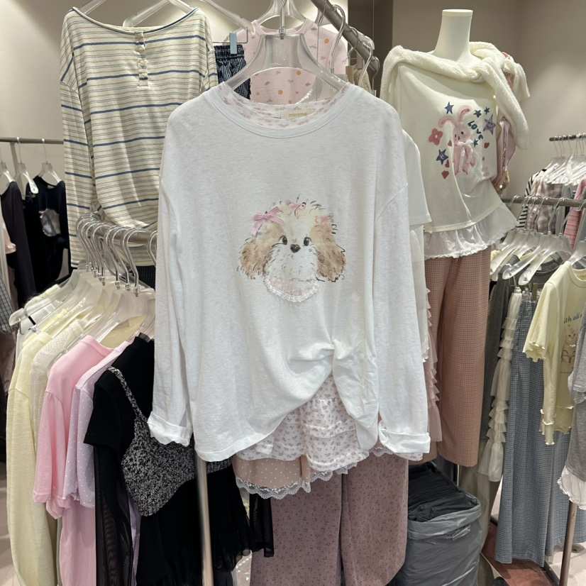 MIMME/LOOKK東大門直郵女裝新款職業人氣熱賣時尚長袖T恤MIMME/LOOKK長袖T恤