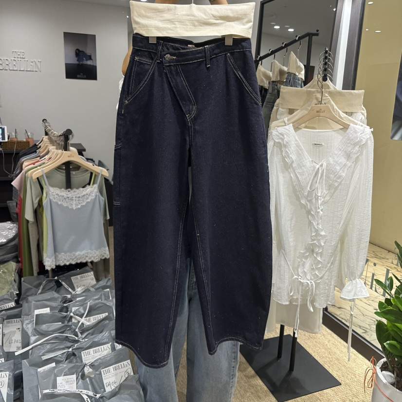 BRELLIN東大門直郵女裝新款人氣休閑26春夏推薦職業牛仔褲BRELLIN牛仔褲