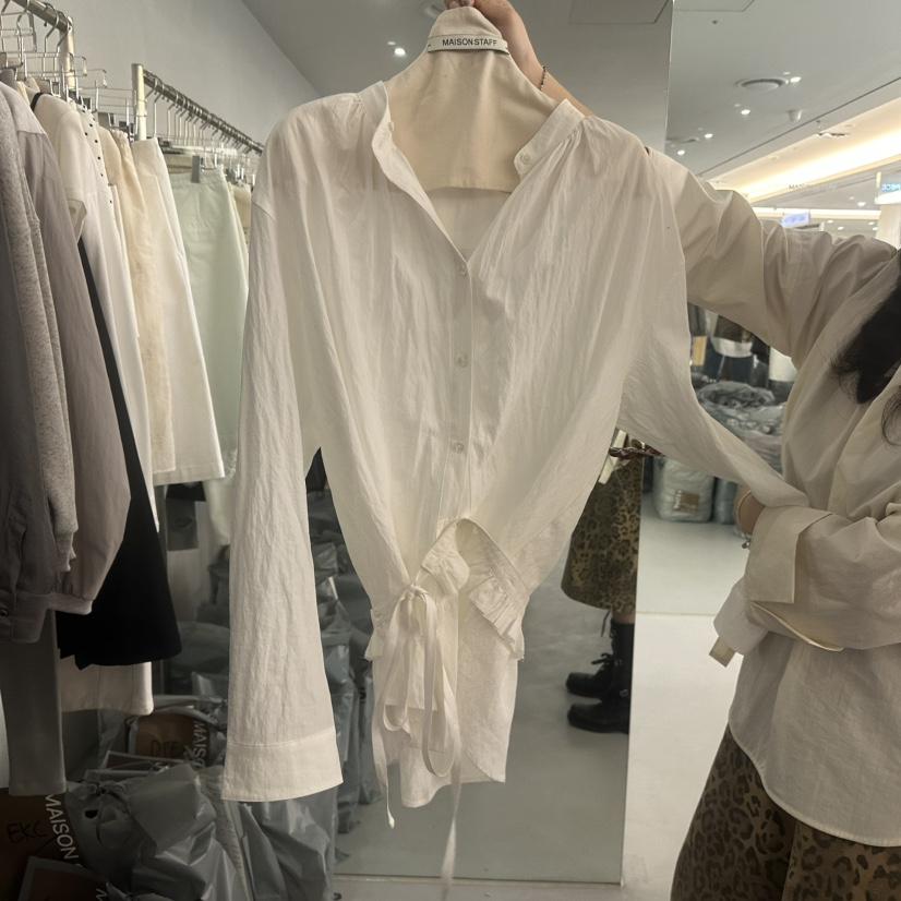 DOUBLE STANDARD/LE SMOKING/MAISONSTAFF韓國直郵女士新品熱賣襯衫蕾絲衫MAISONSTAFF襯衫/蕾絲衫