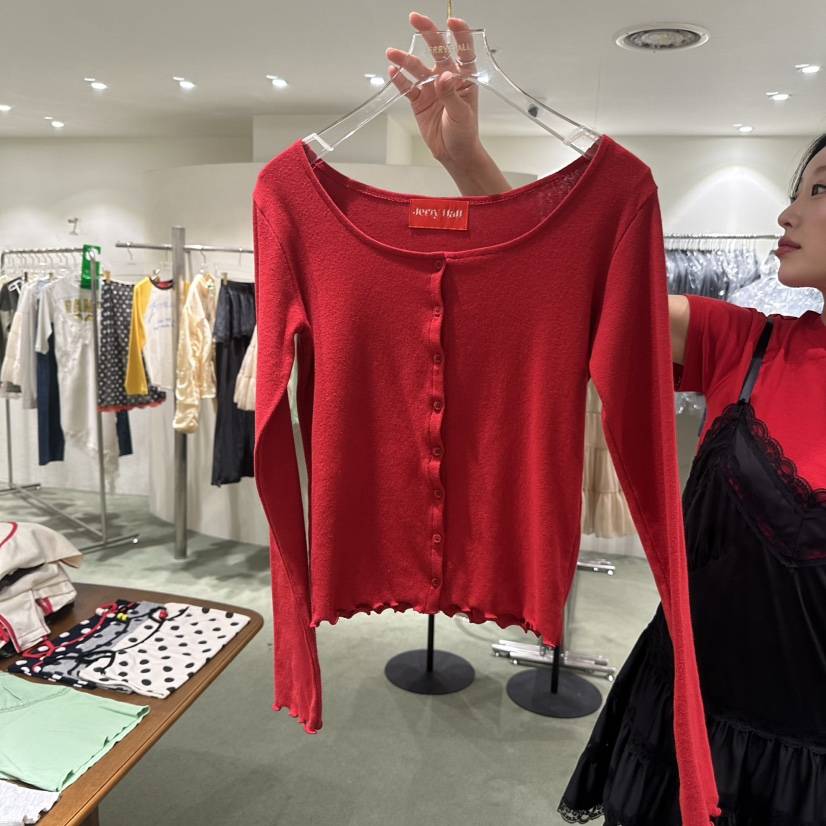 JERRY HALL-P東大門代購女士新品職業針織衫不含內搭棉質開衫JERRY HALL針織衫