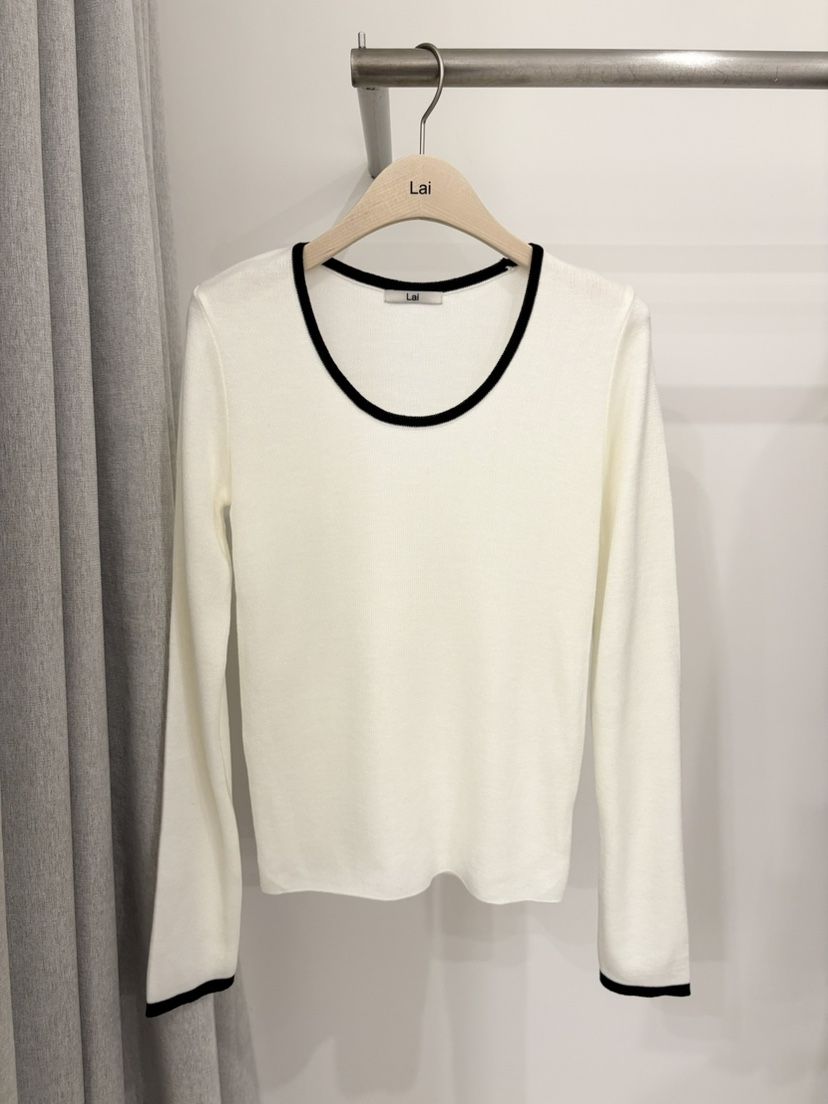 LAI東大門代購女裝新品人氣時尚熱賣真品休閑26春夏長袖T恤Lai長袖T恤