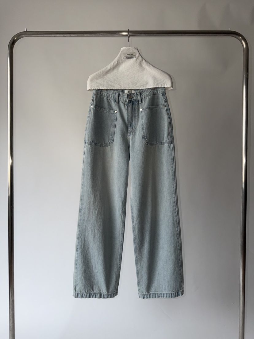 BAKING POWDER韓國代購女裝新款時尚推薦26春夏職業牛仔褲BAKING POWDER牛仔褲