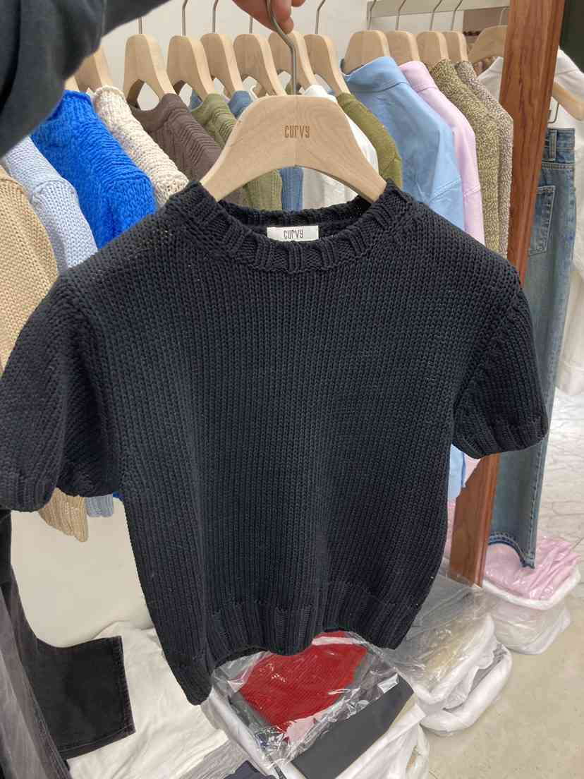 CURVY東大門直郵女士新品人氣休閑時尚26春夏推薦針織衫棉CURVY針織衫