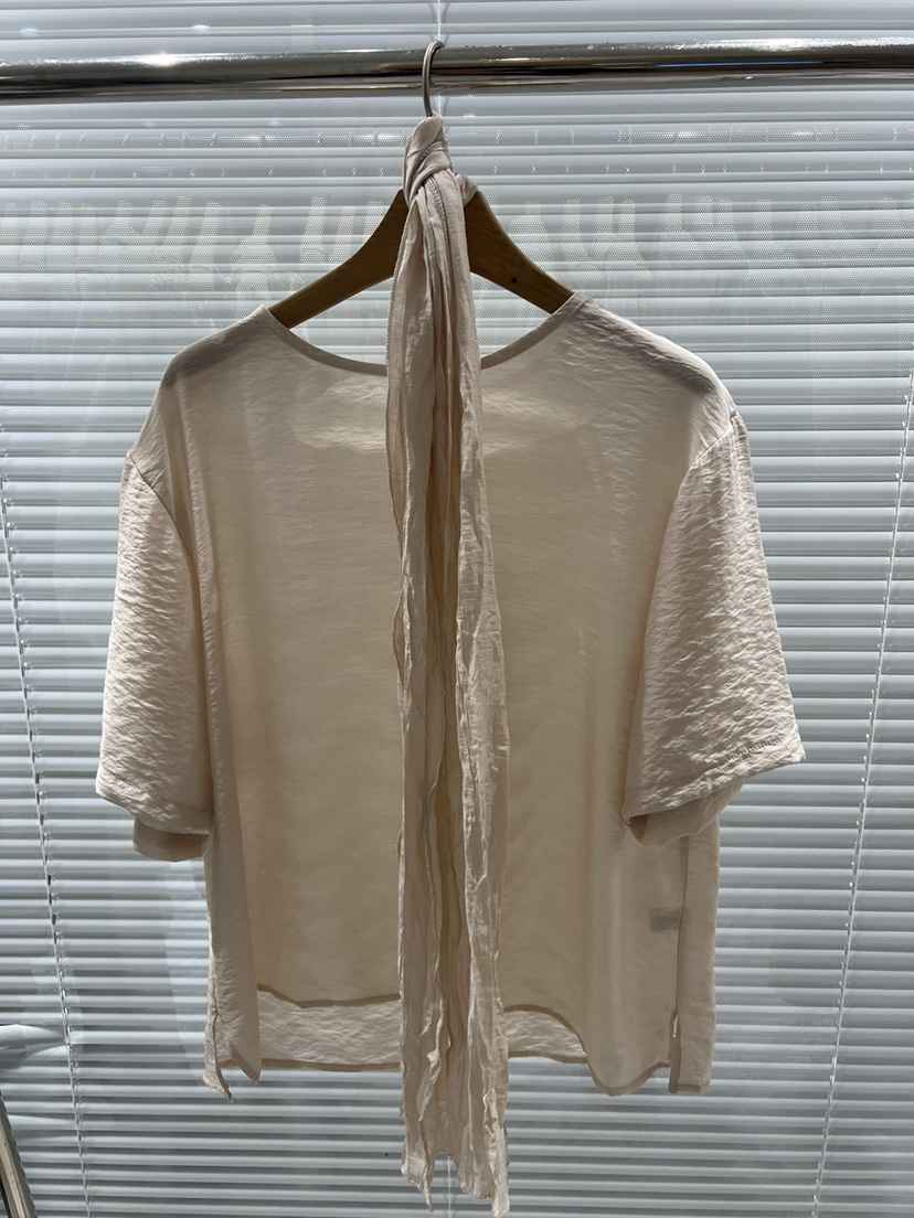 FF/SUNDAY韓國東大門直郵女裝新款人氣襯衫蕾絲衫含圍巾褶皺FF/SUNDAY襯衫/蕾絲衫