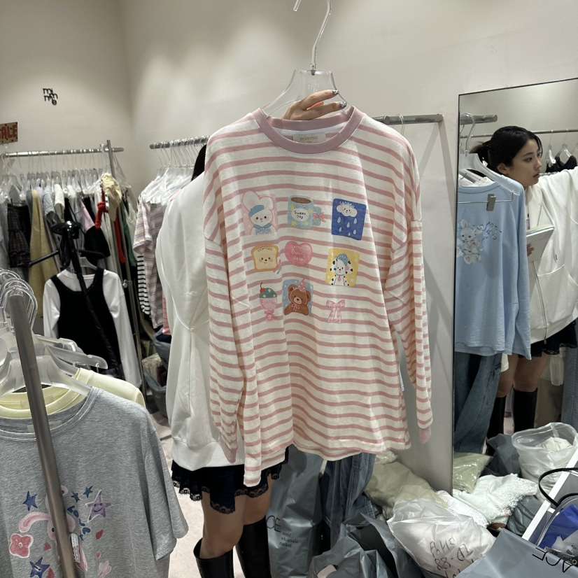 MIMME/LOOKK東大門直郵女裝新品推薦人氣職業26春夏長袖T恤MIMME/LOOKK長袖T恤