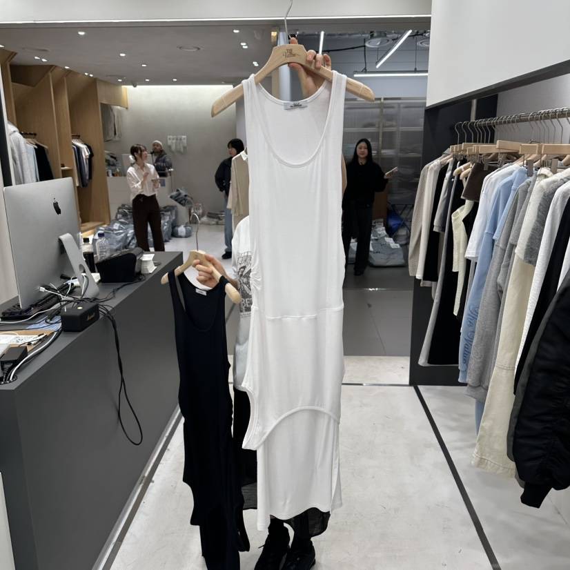 THE VALUE韓國直郵實拍女士新款職業人氣推薦連衣裙雙層THE VALUE連衣裙