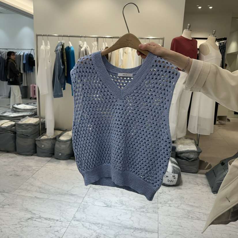 BLUEI-D/N SHARP韓國東大門直郵女裝新品休閑吊帶背心Blue i-d/N SHARP吊帶/背心