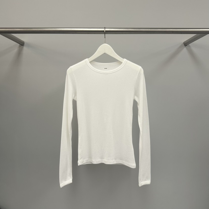 WATER/RIVER韓國直郵女裝新品推薦人氣熱賣26春夏長袖T恤寬松WATER/RIVER長袖T恤