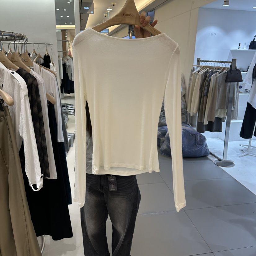 RENDER韓國東大門代購女士新款26春夏推薦人氣時尚長袖T恤RENDER長袖T恤