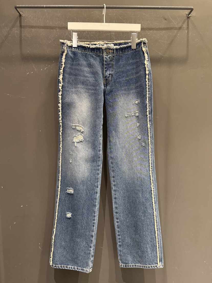 GATELESS韓國代購女裝新品人氣時尚熱賣26春夏休閑牛仔褲GATELESS牛仔褲