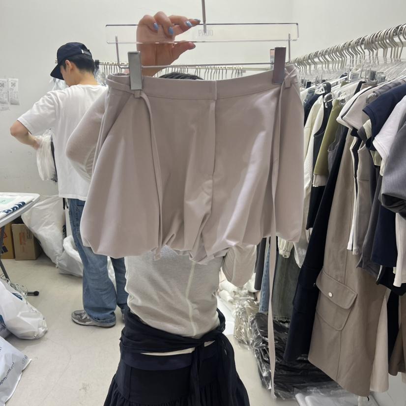 PADO韓國代購女士新品職業26春夏推薦時尚人氣短褲含腰繩PADO短褲