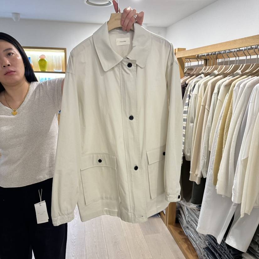 ROUNDER韓國代購女裝新款職業熱賣時尚26春夏人氣夾克口袋ROUNDER夾克