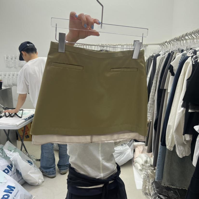 PADO韓國東大門直郵女裝新品時尚熱賣推薦休閑26春夏短裙PADO短裙