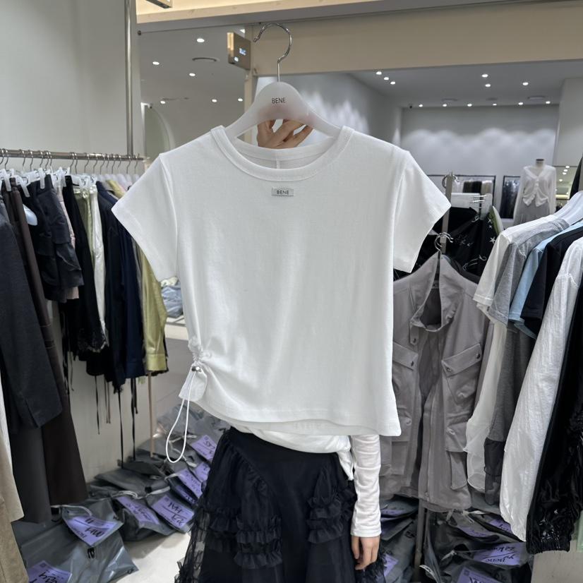 BENE韓國直郵女士新品26春夏人氣推薦熱賣休閑時尚職業T恤BENET恤