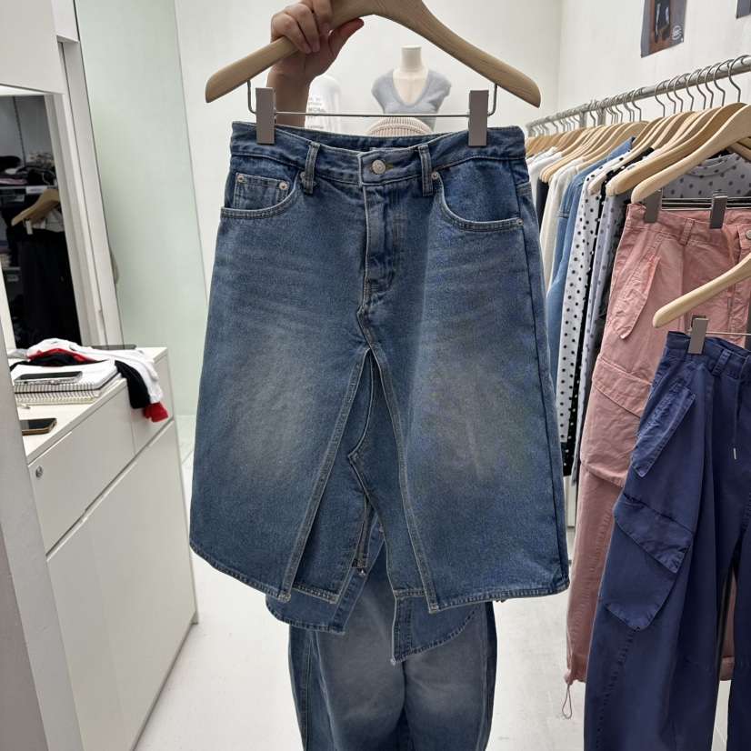 CHAV韓國東大門直郵女士新品26春夏推薦人氣半身裙中短裙CHAV半身裙/中短裙