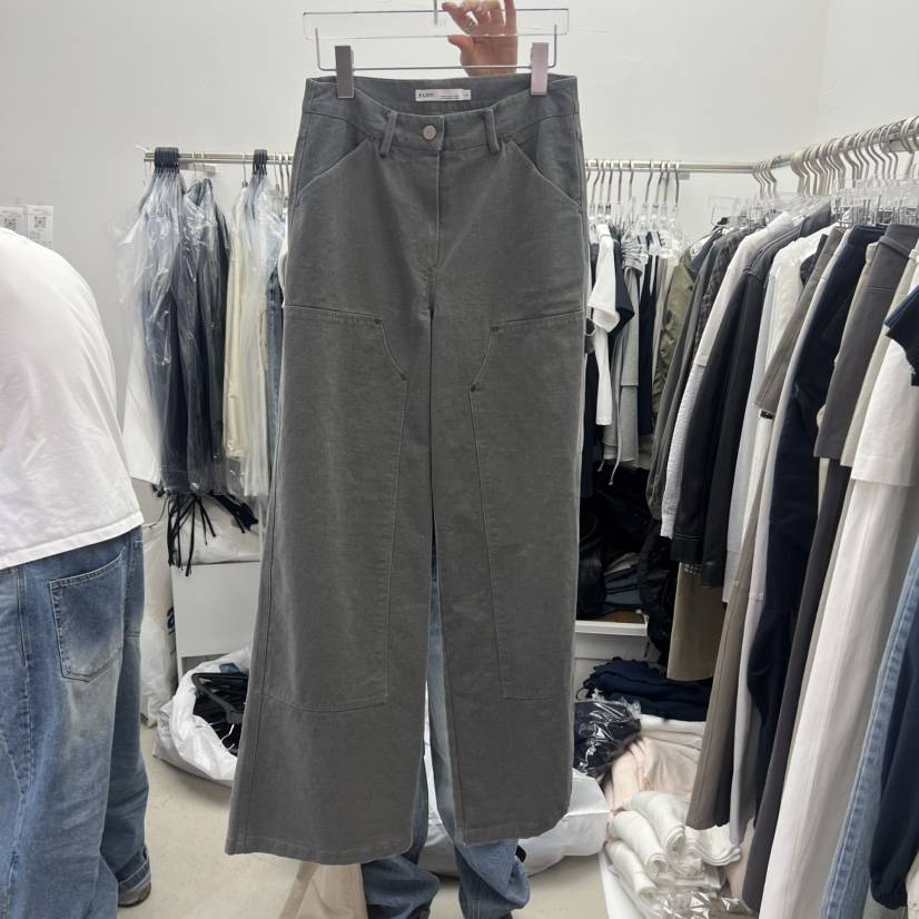 PADO韓國直郵實拍女士新款推薦時尚人氣休閑休閑褲闊腿褲PADO休閑褲