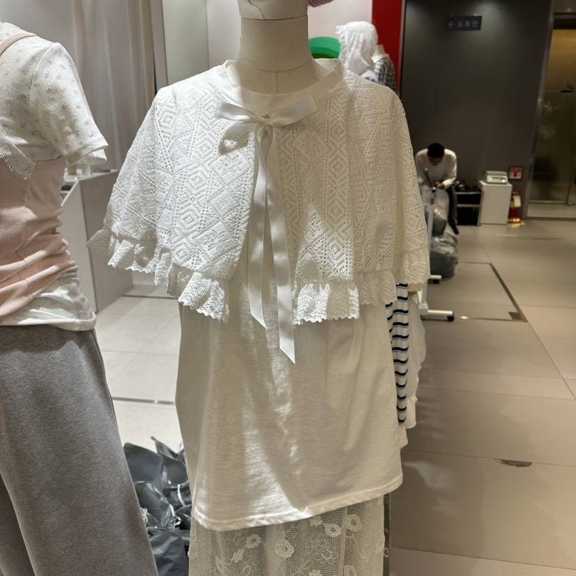 MINI UNNI韓國直郵實拍女裝新款職業26春夏熱賣T恤假兩件MINI UNNIT恤