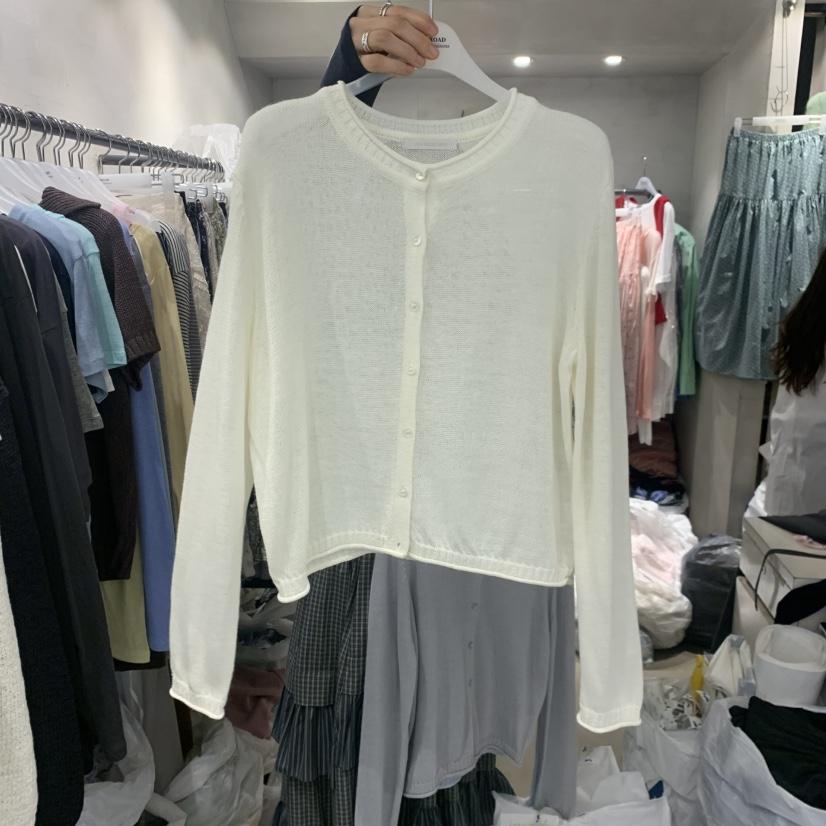 LOGROAD韓國直郵女裝新款休閑人氣26春夏職業時尚推薦針織衫LOG ROAD針織衫