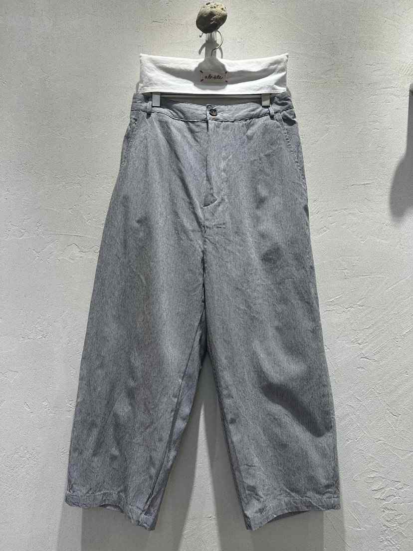 AT NOTE韓國代購女裝新款推薦人氣職業時尚熱賣休閑褲條紋AT NOTE休閑褲