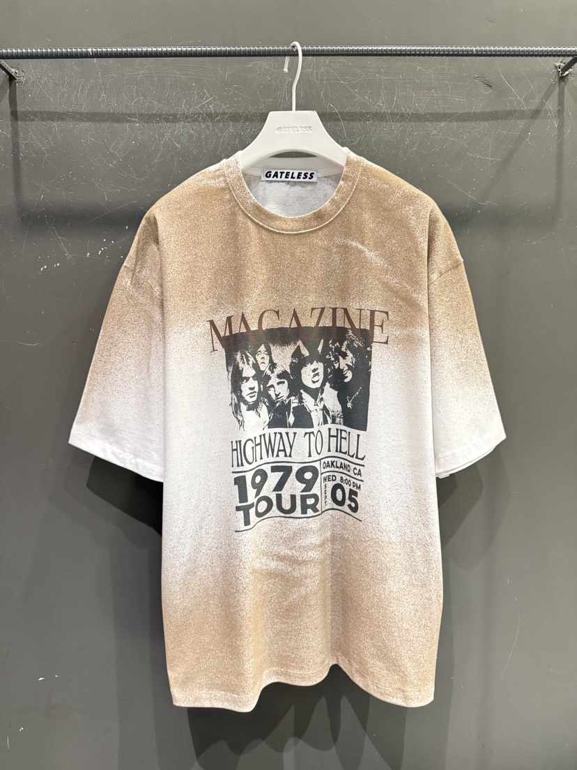 GATELESS韓國直郵實拍女裝新品職業推薦26春夏熱賣休閑T恤GATELESST恤