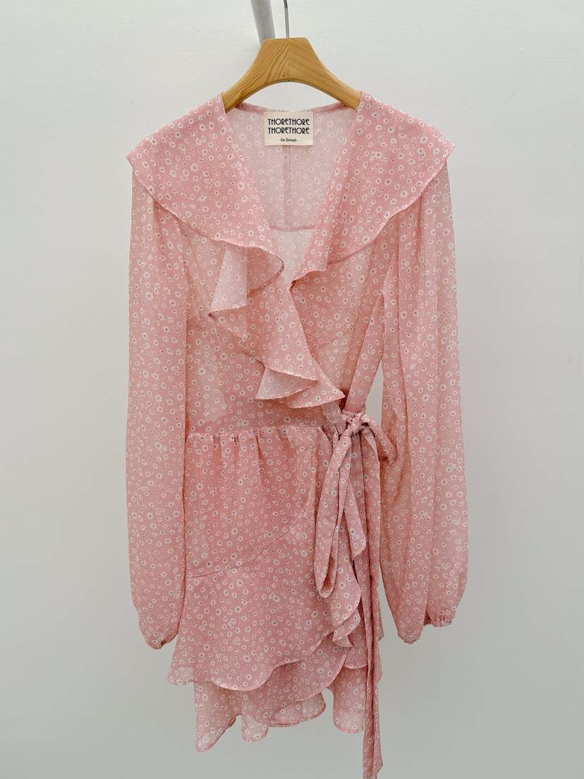 THORE韓國直郵女裝新款熱賣休閑時尚推薦職業26春夏連衣裙THORE連衣裙