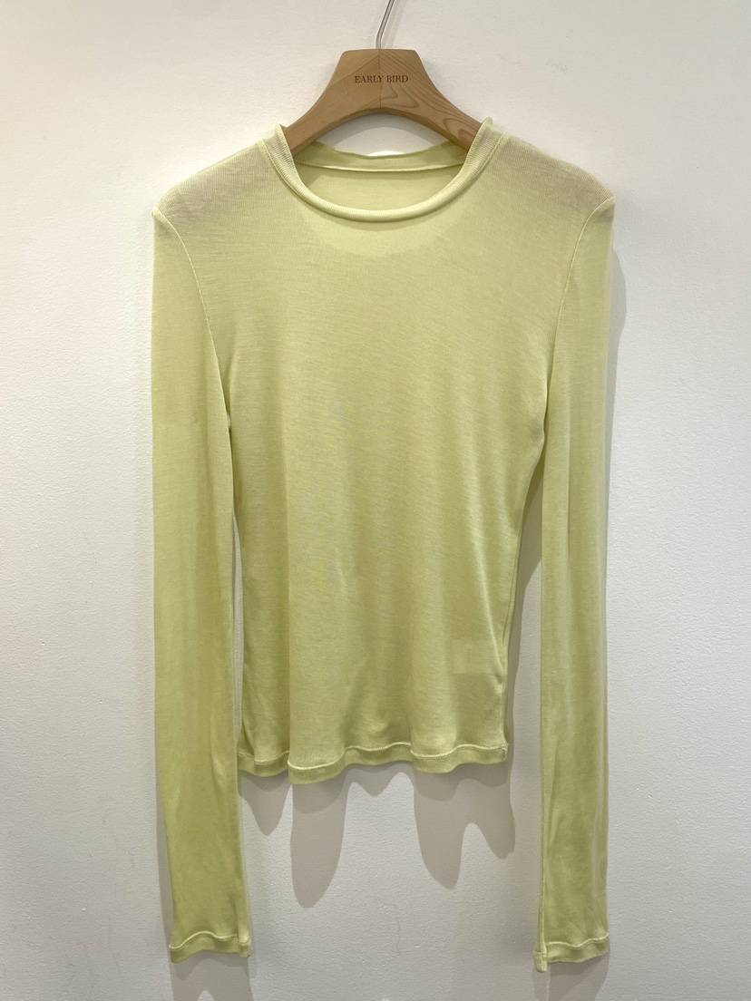 OBSESS韓國東大門代購女裝新品時尚熱賣人氣推薦長袖T恤天絲OBSESS/EARLY BIRD長袖T恤