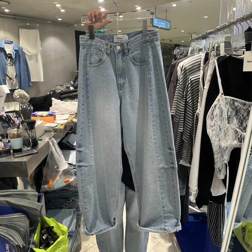HERTZ-P韓國直郵實拍女裝新品人氣推薦時尚職業熱賣牛仔褲HERTZ-P牛仔褲