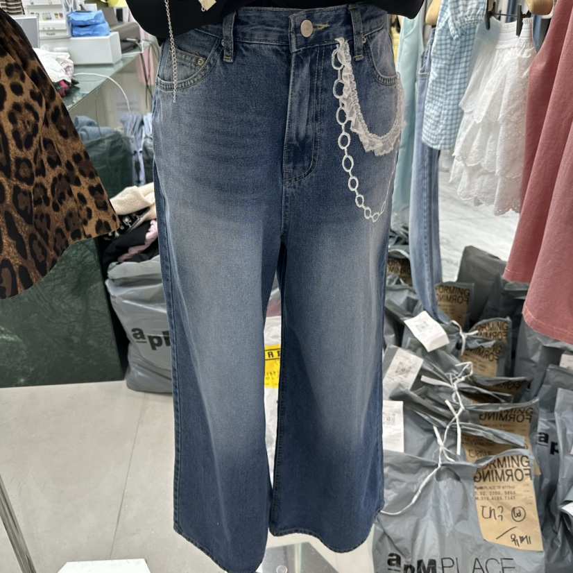 FORMING-P韓國直郵女裝新品職業時尚休閑熱賣人氣牛仔褲FORMING-P牛仔褲