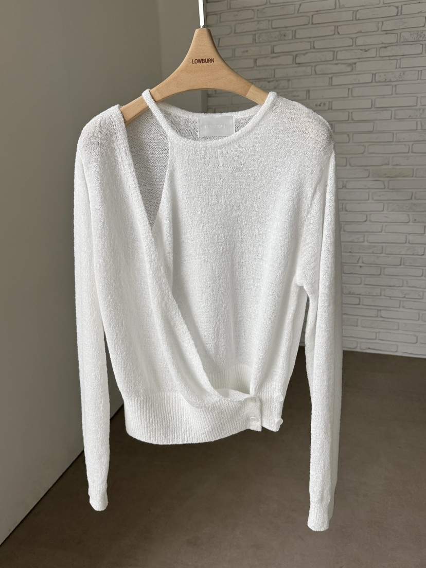 LOWBURN韓國東大門直郵女士新款熱賣推薦26春夏針織衫開衫LOWBURN針織衫
