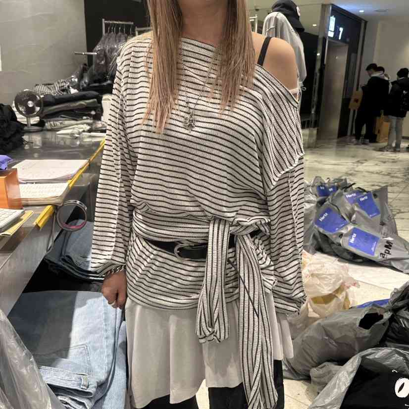 HERTZ-P韓國東大門代購女裝新品人氣時尚套裝不含腰帶天絲HERTZ-P套裝