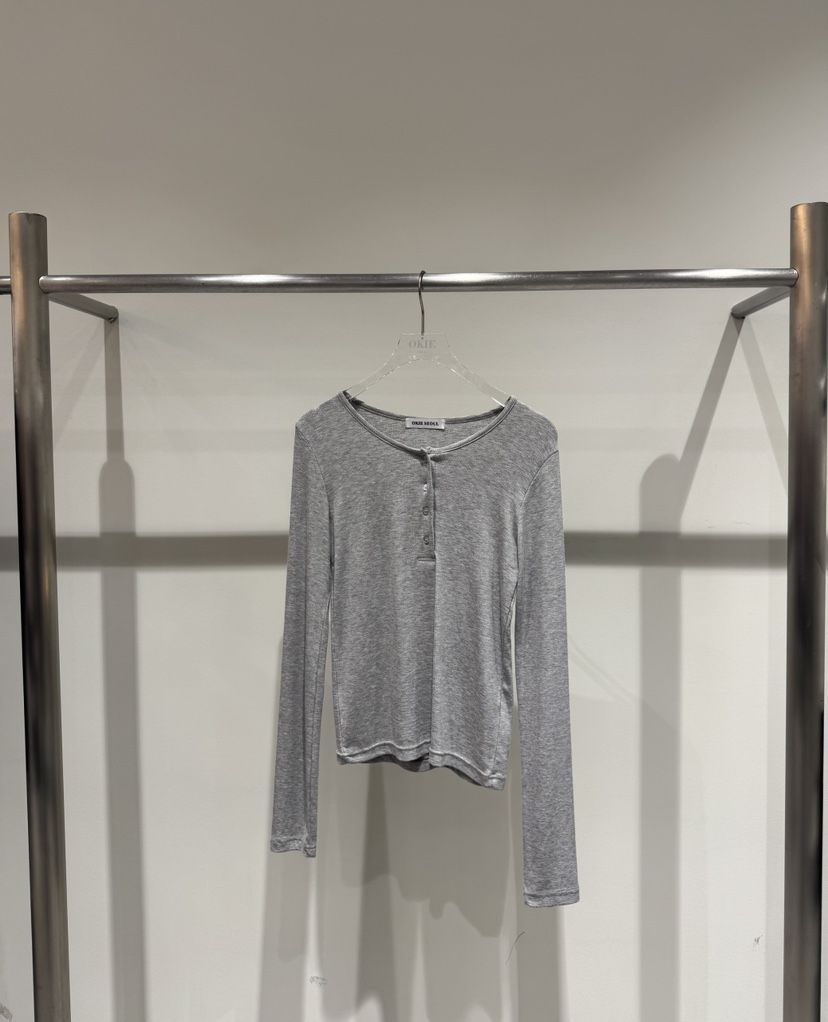 OKIE韓國東大門代購女裝新款推薦26春夏時尚人氣休閑長袖T恤OKIE長袖T恤