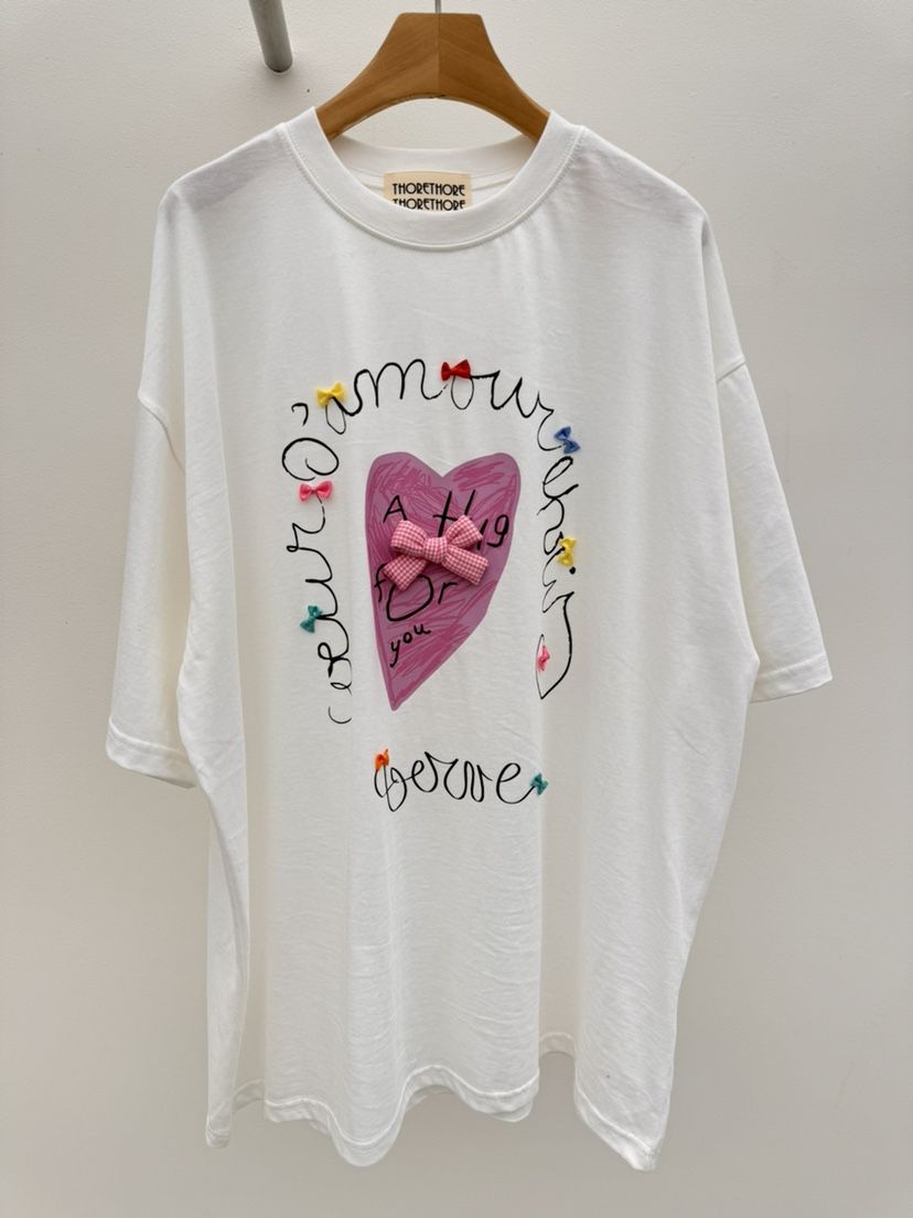 THORE韓國東大門直郵女裝新品職業時尚熱賣人氣休閑26春夏T恤THORET恤