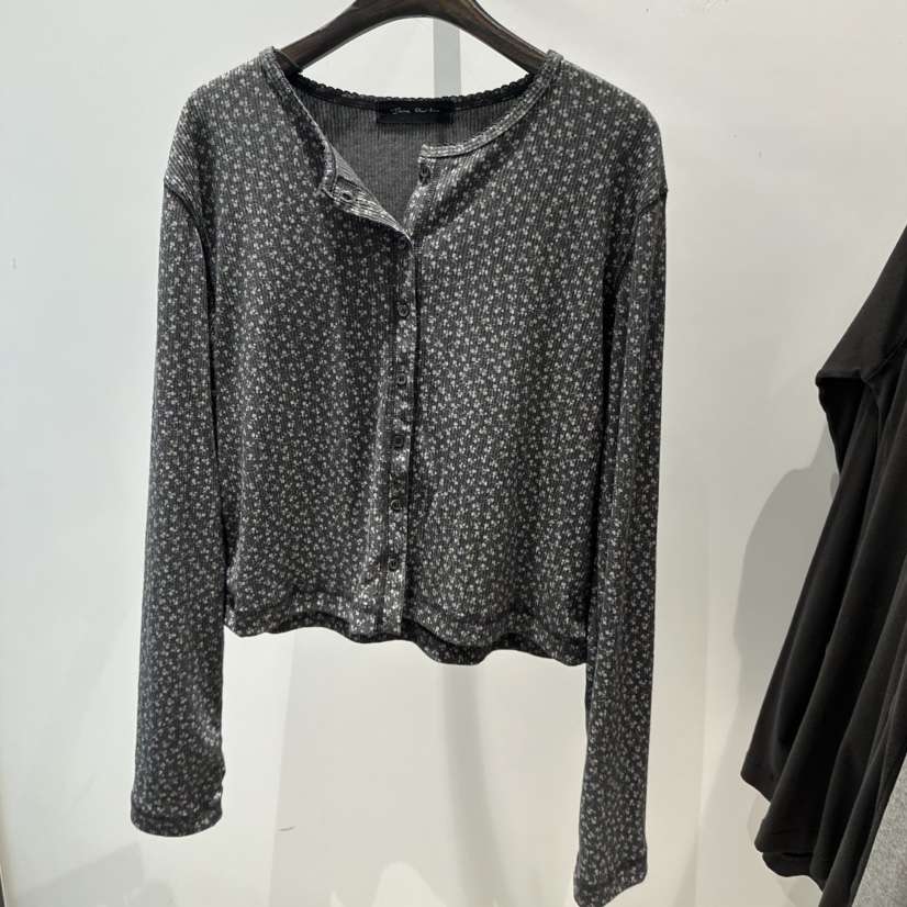 JANE BIRKIN韓國東大門代購女裝新款推薦休閑長袖T恤開衫JANE BIRKIN設計師品牌長袖T恤