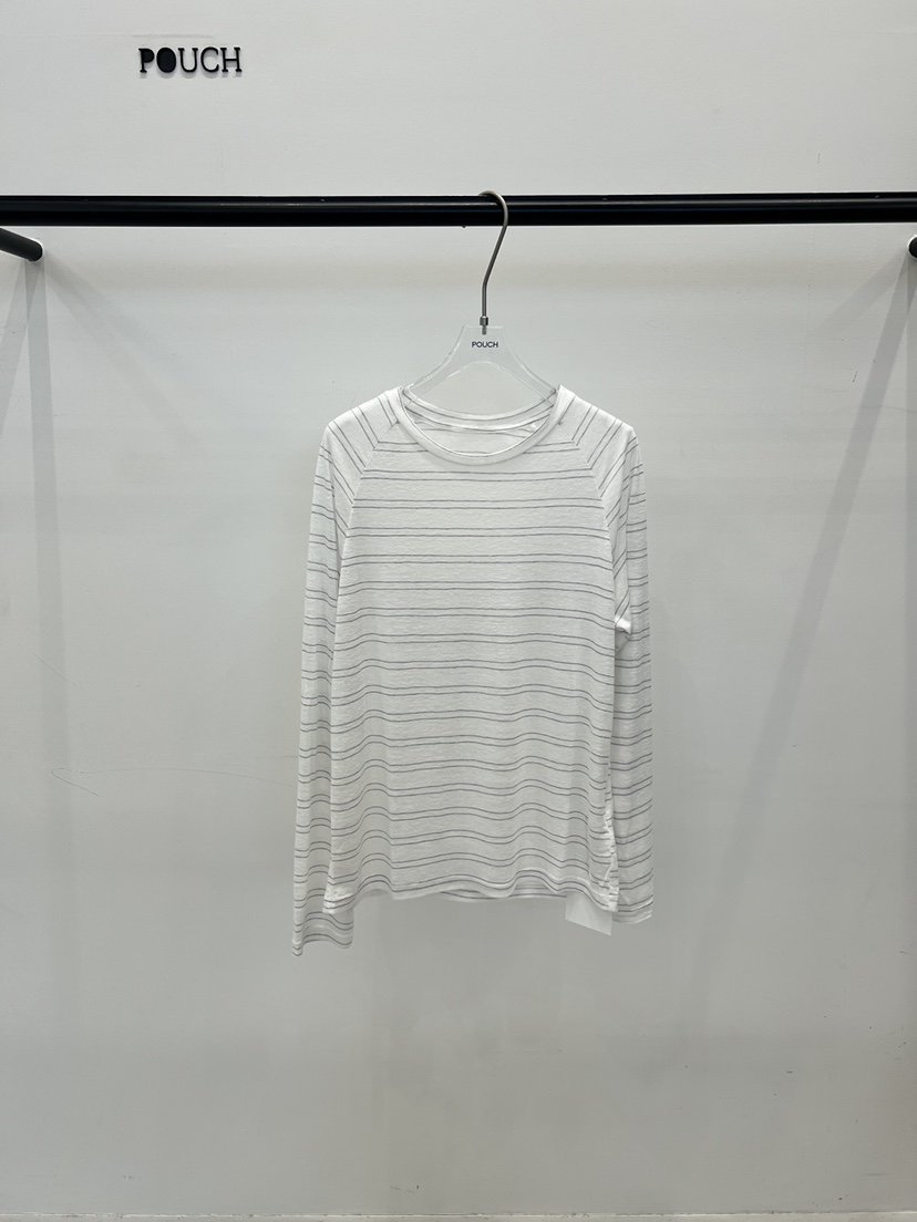 POUCH韓國直郵實拍女裝新款職業人氣26春夏時尚休閑長袖T恤POUCH長袖T恤