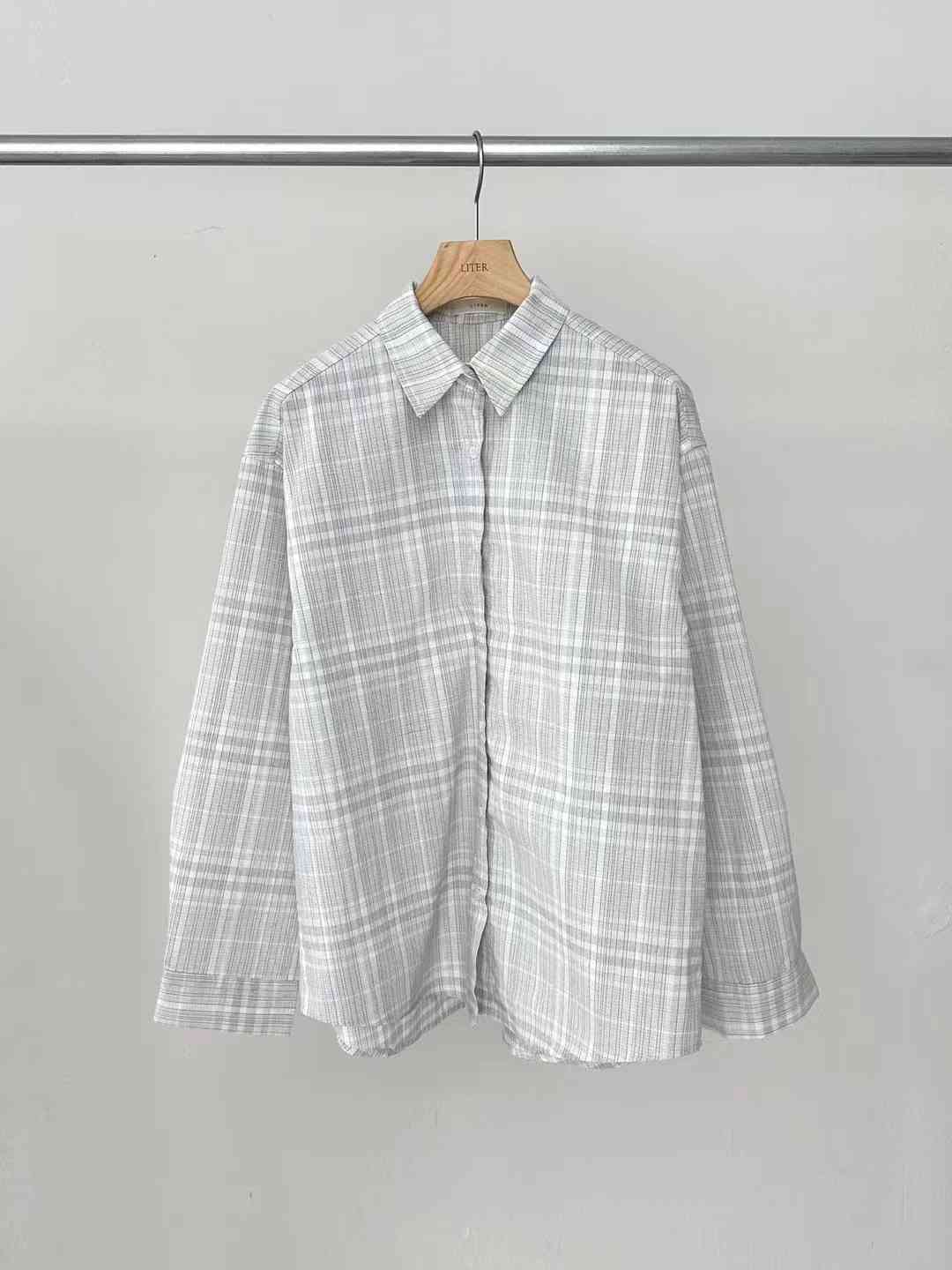 LITER韓國直郵女士新款職業時尚推薦熱賣26春夏襯衫蕾絲衫LITER襯衫/蕾絲衫