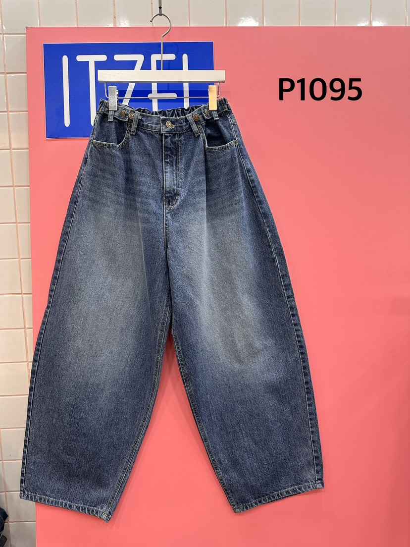 ITZEL韓國代購女裝新品熱賣26春夏推薦人氣休閑職業牛仔褲ITZEL牛仔褲
