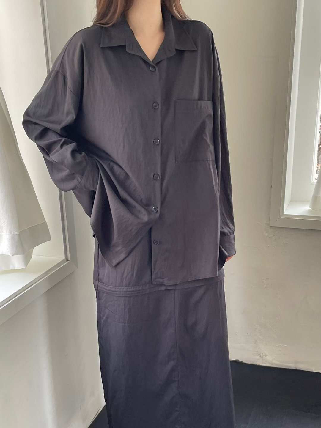 GGAEBI韓國代購女士新款26春夏職業休閑熱賣時尚襯衫蕾絲衫GGAEBI襯衫/蕾絲衫