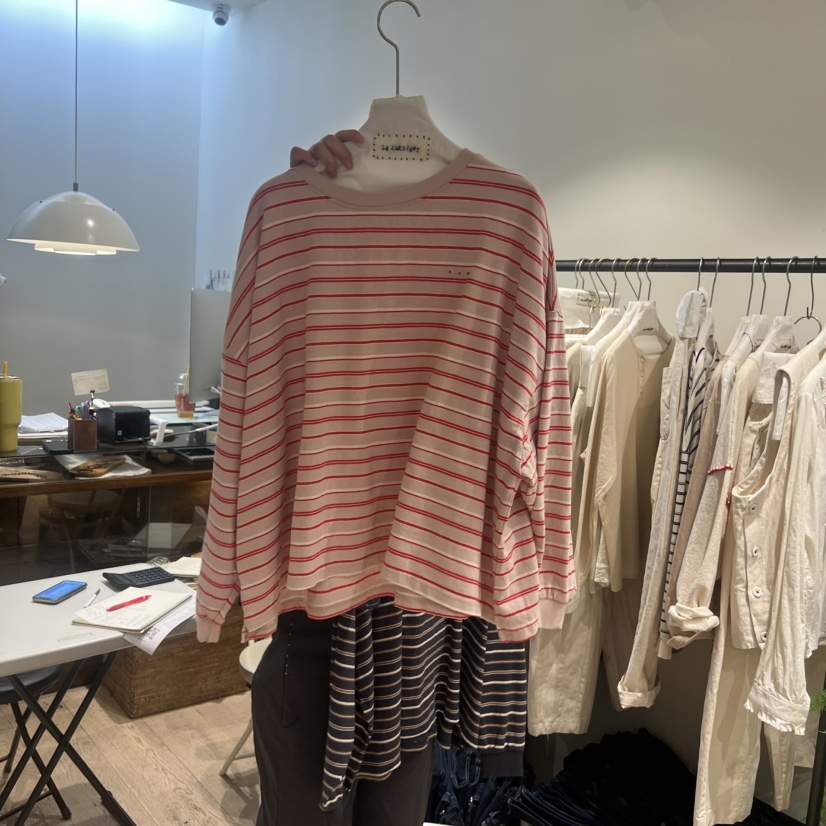 LE JARDINET韓國代購女士新品時尚真品推薦26春夏長袖T恤LE JARDINET長袖T恤